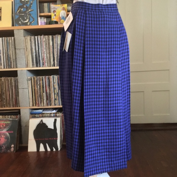 Christian Dior NWT vintage purple black skirt suit - Picture 5 of 8